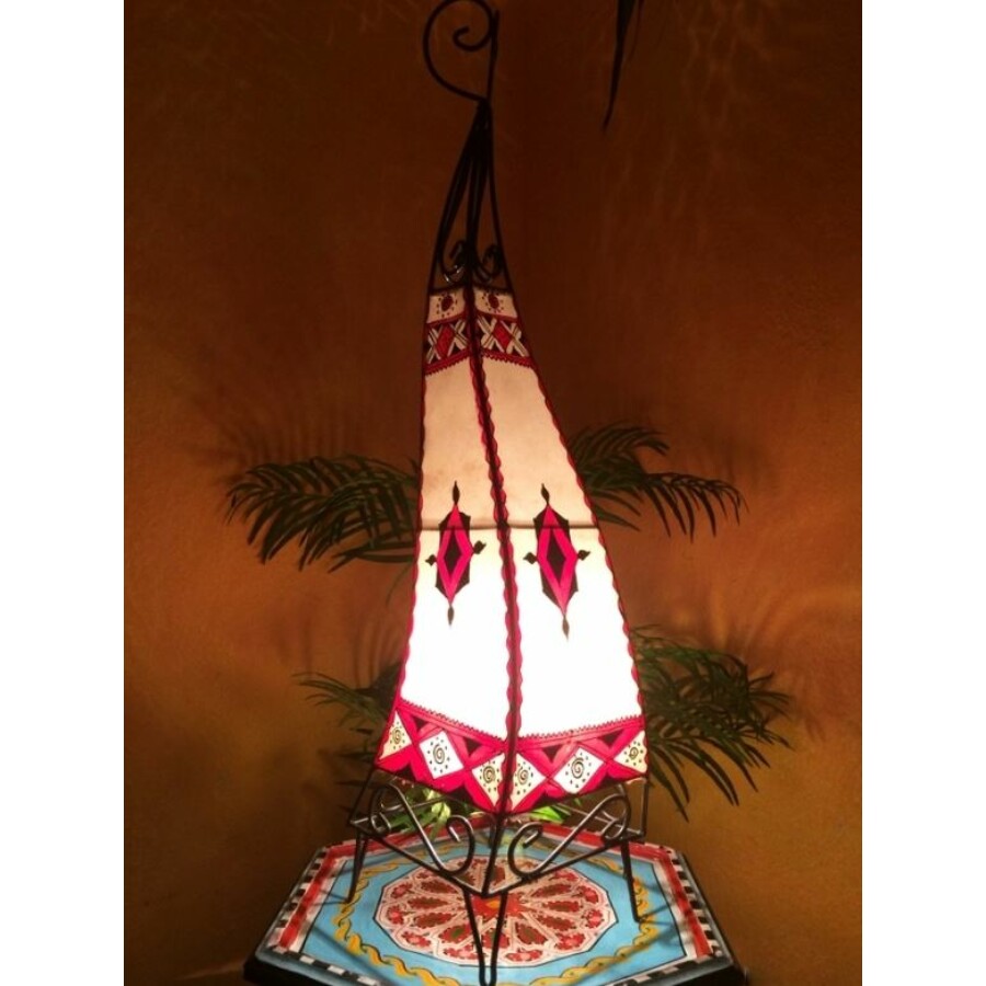 Riham marokkói henna állólámpa színes 80 cm