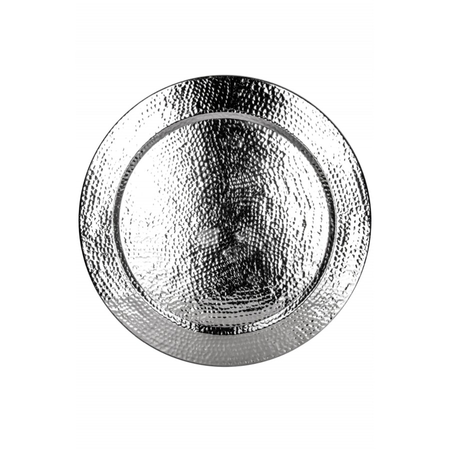Nizza marokkói tálca 80 cm ezüst
