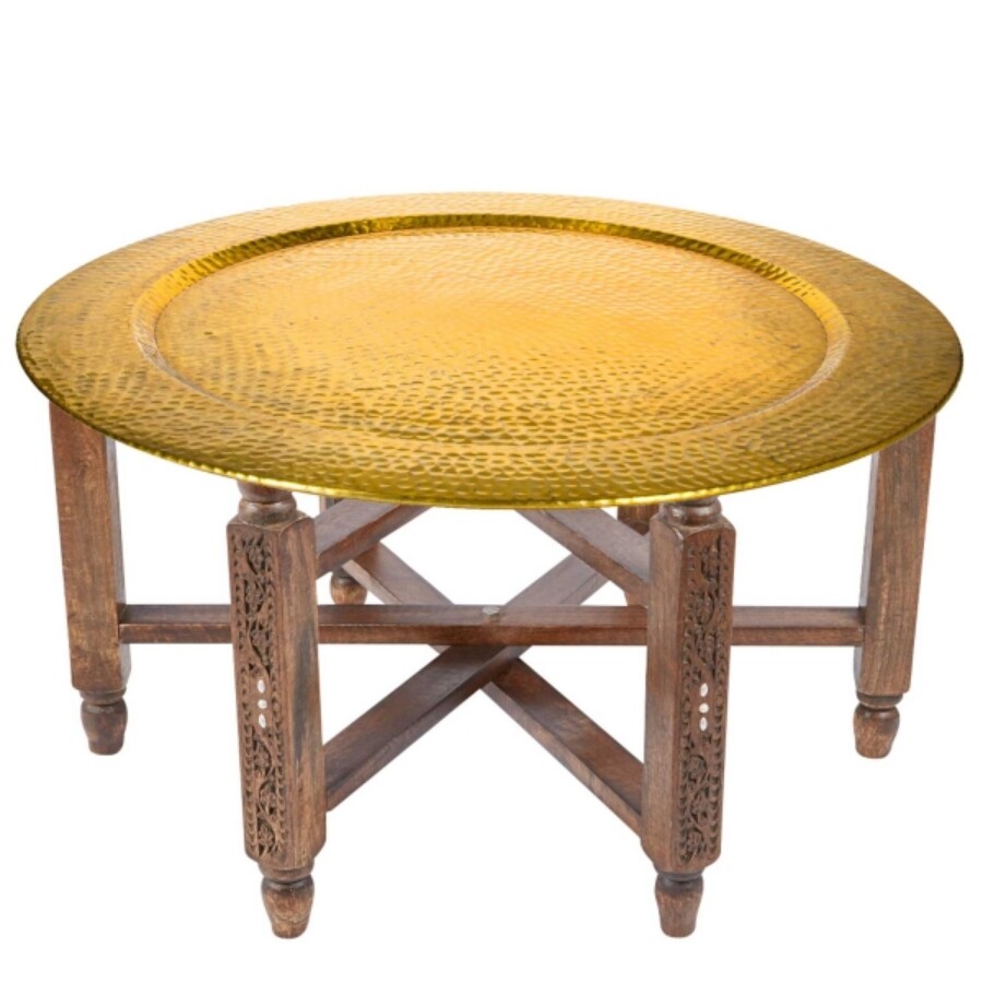 Nizza keleti teázó asztal 80 cm arany