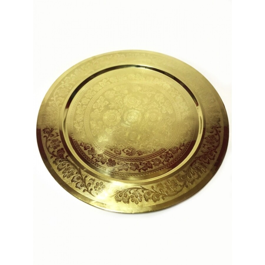 Afaf arany marokkói tálca 60 cm