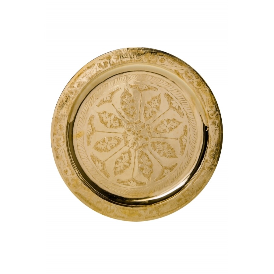 Mehdia arany marokkói tálca 40 cm