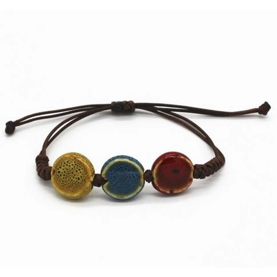 Színes porcelán karkötő