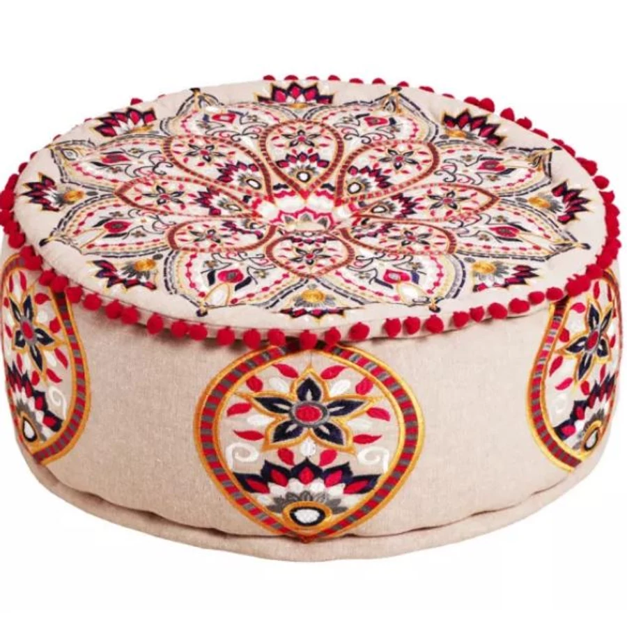 Azra marokkói textil puff / ülőpárna 