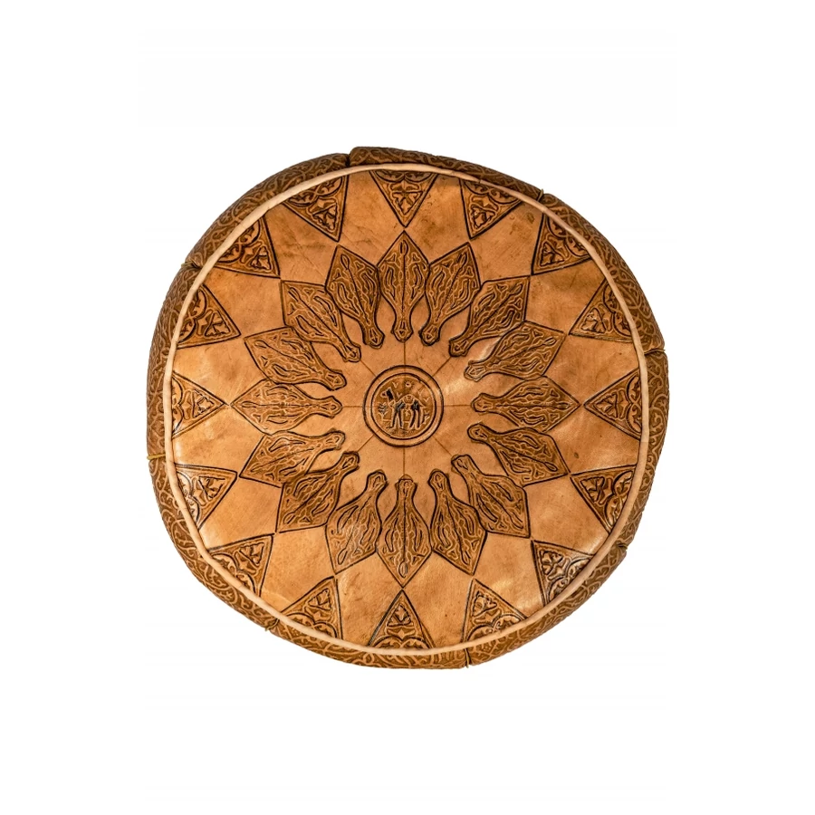 Balsam marokkói bőr puff, ülőpárna 55 cm