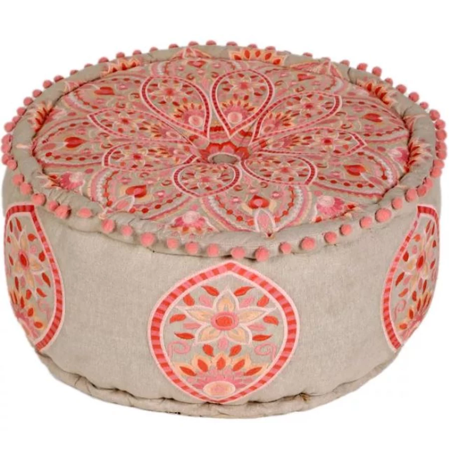 Hajra marokkói textil puff / ülőpárna