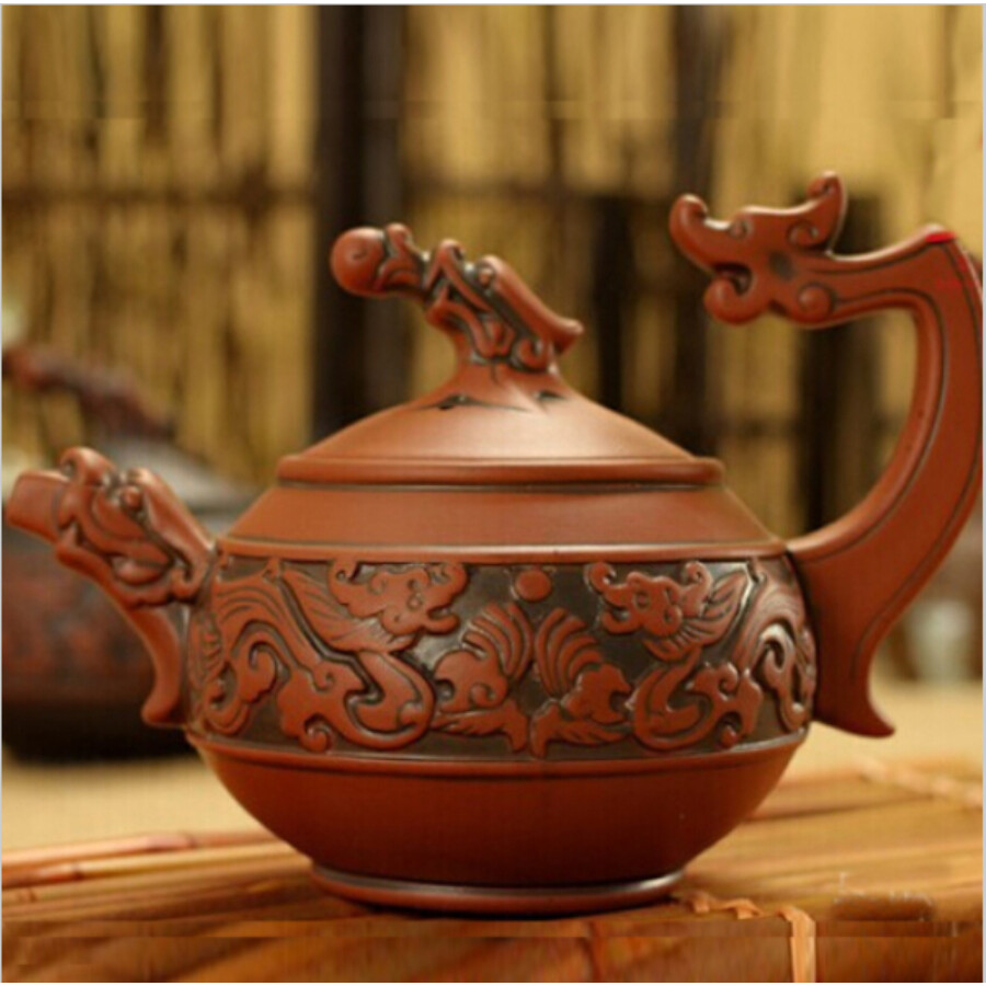 Yixing vörös teáskanna 