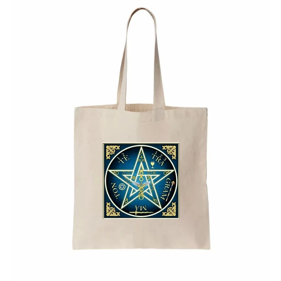 Öko szatyor tetragrammaton mintával