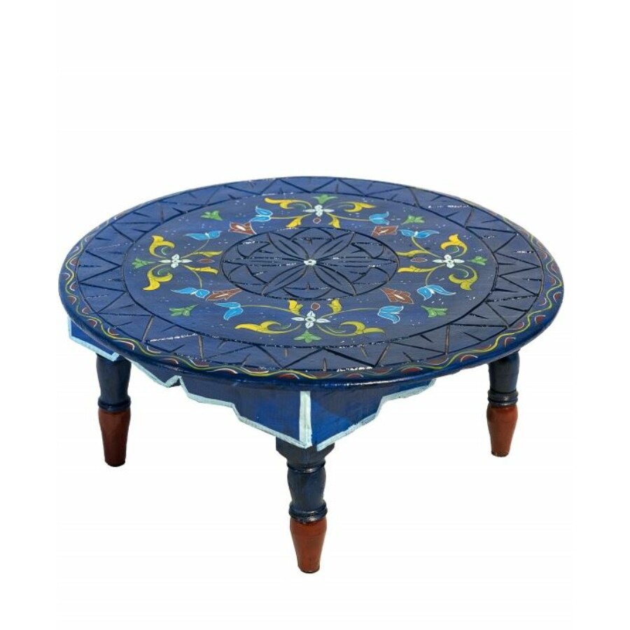 Meknes kék berber asztal