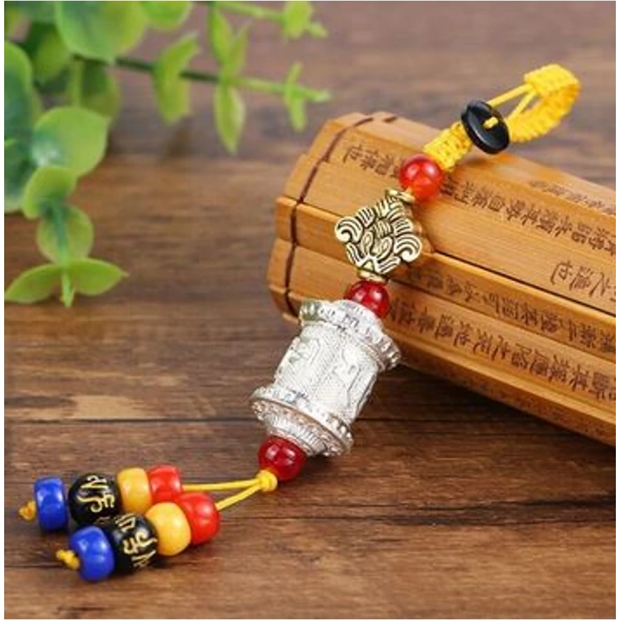 Tibeti szerencsekulcstartó