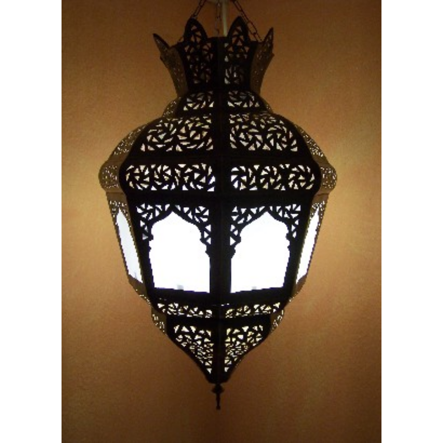 Afya marokkói mennyezeti lámpa fehér