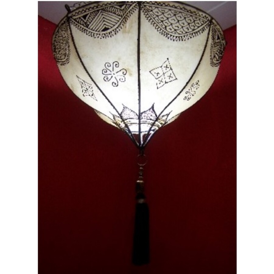 Anadil marokkói mennyezeti lámpa natúr