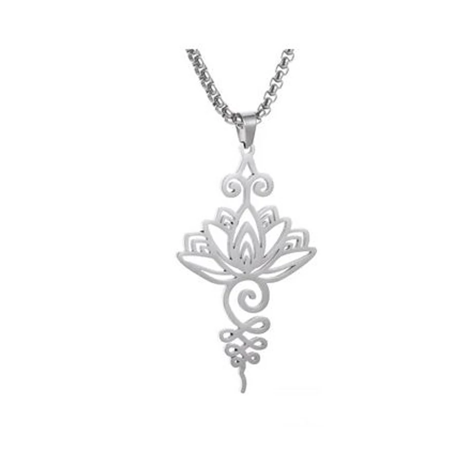 Lótusz mintás nyaklánc