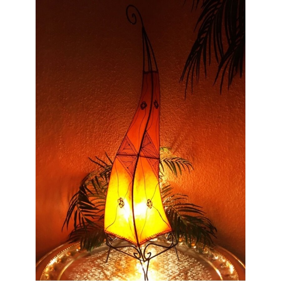 Mehtap marokkói állólámpa narancs 100 cm